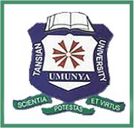 Tansian University logo