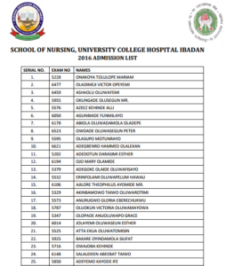 uch-ibadan-school-of-nursing-admission-list-1